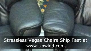 Stressless Vegas Recliner Chairs Black Paloma Leather [upl. by Sibyl]