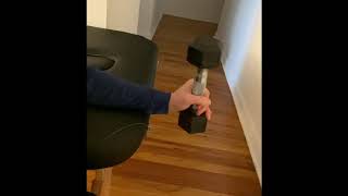 Dumbbell Wrist Radial and Ulnar Deviation [upl. by Seppala782]