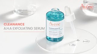 Avéne Cleanance AHA Exfoliating Serum For Refined BlemishFree Skin [upl. by Letizia]