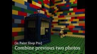 Lego Tardis Test EFFECTS BREAKDOWN [upl. by Prissy]