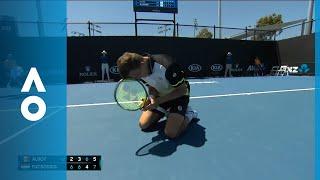 Radu Albot v Marton Fucsovics match highlights 1R  Australian Open 2018 [upl. by Nylle659]