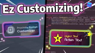 Customizing Proximity Prompts Is EASY  Roblox Studio [upl. by Sasnett]