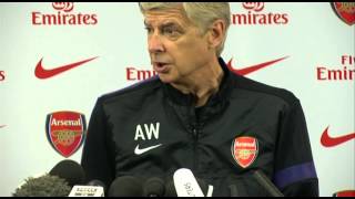 Arsene Wenger reaction to Van Persie move to Man Utd [upl. by Ahsieyt]