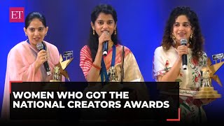 Jaya Kishori to Maithili Thakur Women who got the National Creators Awards from PM Modi [upl. by Napra392]