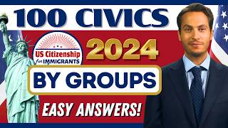 2024 USCIS Official Civics Test By Group 100 US Citizenship Interview Questions and Answers [upl. by Annatnas501]