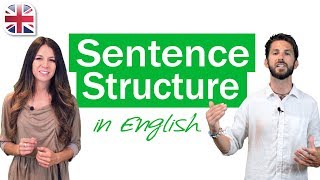 English Sentence Structure  English Grammar Lesson [upl. by Ylrebmic526]