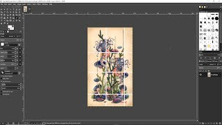 GIMP Gridding Cross Stitch Chart Tutorial [upl. by Jemy901]