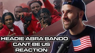 🇺🇸 Reaction  Headie One x Abra Cadabra x Bandokay  Cant Be Us Official Video [upl. by Adnamaa]