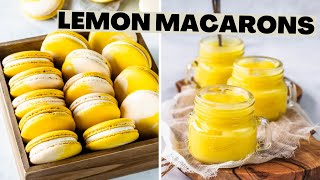 LEMON MACARONS VIDEO [upl. by Ardelis937]