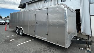 Reskinning an Enclosed Car Trailer Building a new car hauler Part 2 [upl. by Edette]