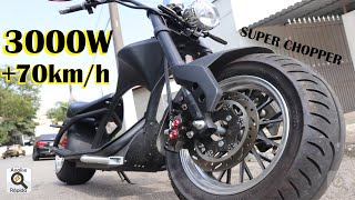 REVIEW COMPLETO SUPER CHOPPER ELÉTRICA 3000W EMOTORS [upl. by Anaoj]