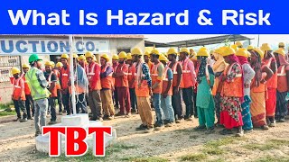 What is Hazard  What Is Risk  Safety Video  Tool Box Talk  TBT  Vishal Patel Safety tbt [upl. by Boothe485]