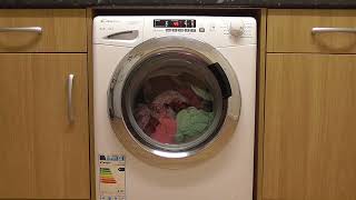 Candy 9kg GVS 169DC380 Washing Machine  59 minute wash  2 of 2 [upl. by Avid]