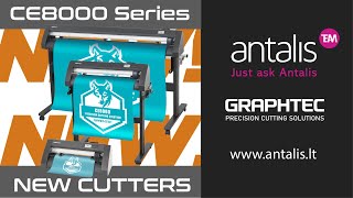 GRAPHTEC CE8000 SERIJOS PJAUSTYTUVAI [upl. by Oregolac]