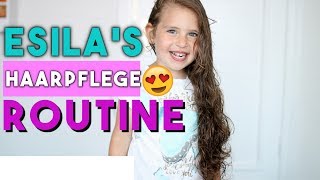 ESILAS HAARPFLEGE ROUTINE  ABENDROUTINE  ZU BETT GEH ROUTINE  FILIZ [upl. by Drawdesemaj]