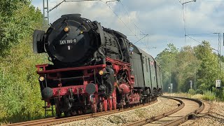 Puchheimer Dampflokfahrten mit der BR01 180 zwischen Pasing Puchheim und Geltendorf [upl. by Hogan39]