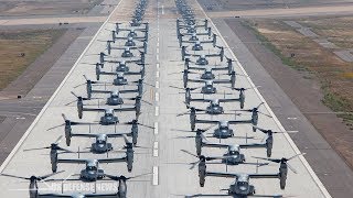 US Marines Demonstrates Awesome Combat Power During Monumental Mass Flight [upl. by Marlowe44]