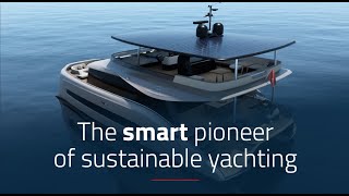 Presenting the AQUON One catamaran  pioneer of sustainable yachting [upl. by Erdnoid]