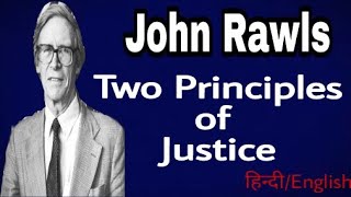 John RawlsTwo Principles of Justice In Hindi [upl. by Etteiluj]