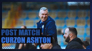 Curzon Ashton PostMatch Interview with Chris Millington [upl. by Tynan]