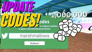 NEW UPDATE MARSHMALLOWS CODES Backpacking ⛺🐻 ROBLOX [upl. by Learsi293]