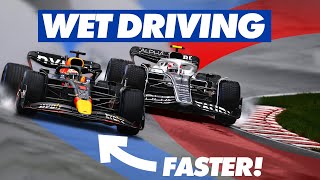 How F1 Drivers Are SO FAST in the Wet [upl. by Lebanna]