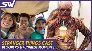 Stranger Things Bloopers And Funny Moments Involving The Cast [upl. by Llevad]