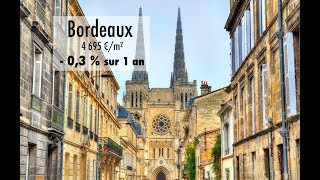 Immobilier  les prix baissent à Bordeaux [upl. by Ferdy]