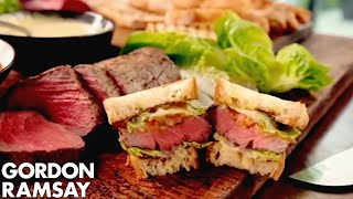 The Ultimate Steak Sandwich  Gordon Ramsay [upl. by Naryk862]