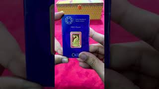 10 Gram Gold Bar Unboxing shorts gold mmtcpamp [upl. by Felecia]