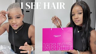 VIN GADÉ KÒMAN MWEN TRANSFORME AVÈK YON BÈL NOUVO CHEVEUX  ISEE HAIR GLUELESS WIG REVIEW [upl. by Lehman458]