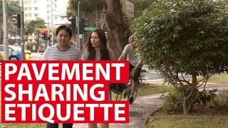 Pavement Sharing Etiquette  Talking Point  CNA Insider [upl. by Auohs]