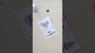 ⁠✧Cute diy Spotify playlists 🖤shorts diy spotify gift [upl. by Wynny]