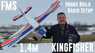 FMS  Kingfisher  14m  Unbox Build amp Radio Setup [upl. by Sivolc]