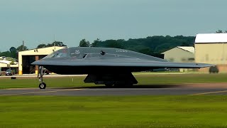 B2s Taxi amp Take Off From RAF Fairford [upl. by Aryn]