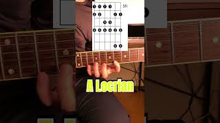 A Locrian  Three Notes Per String shorts [upl. by Esiom]