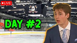 Beckett Sennecke Cutter Gauthier amp More Anaheim Ducks prospects LIVE from 2024 Dev Camp  Day 2 [upl. by Franck175]