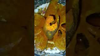 Hilsa cooking recipe YouTube short video [upl. by Kcirddor]