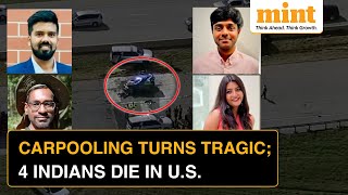 Carpooling Turns Tragic 4 Indians Burn To Death In An Accident In The US Details [upl. by Yednil979]