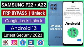 Samsung F22 Frp bypass Android 13  Samsung F22 Android 13 Frp Bypass Unlock Tool  Samsung A22 FRP [upl. by Herbert851]