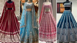 Beautiful Lehenga Choli Dresses Designing Ideas 2024 [upl. by Wentworth]