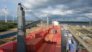 Crossing the Atlantic on a container ship [upl. by Aicirtap]