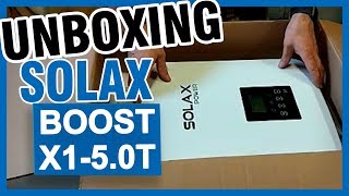 Instalación SOLAX fotovoltaica  UNBOXING SOLAX Boost X1 50T [upl. by Ialocin17]