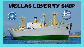 WW2 Liberty Ship SS Hellas Liberty fully renovated in Greece [upl. by Adnilreb]