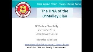 OMalley Clan DNA Project [upl. by Amikan]