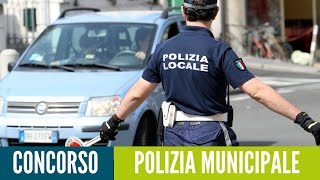 Concorso polizia municipale come e cosa studiare per superarlo [upl. by Solakcin989]