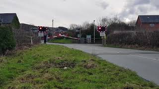 Carno Level Crossing Powys 16022018 [upl. by Paley335]