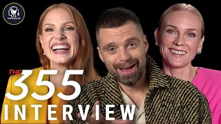 The 355 Interviews With Sebastian Stan Jessica Chastain And Diane Kruger [upl. by Sotos]