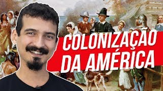 COLONIZAÇÃO DA AMÉRICA INGLESA  Prof Biro Torres [upl. by Ahcsat]