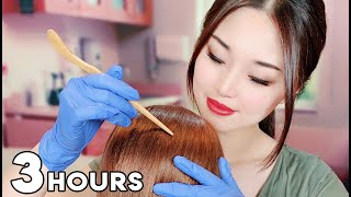 ASMR Sleep Time  3 Hours of Hair Treatments [upl. by Acinej272]